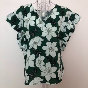 J.O.A ruffle blouse